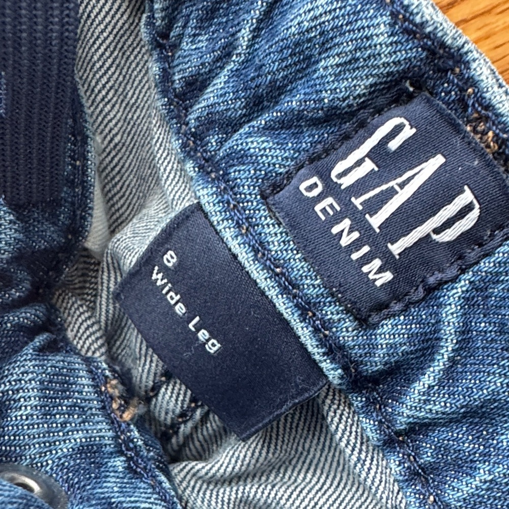 GAP Distressed Blue Flare Jeans - Picture 2 of 3